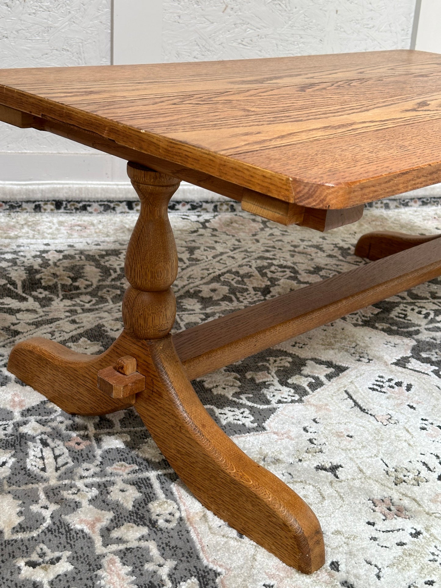 Vintage Oak Coffee Table