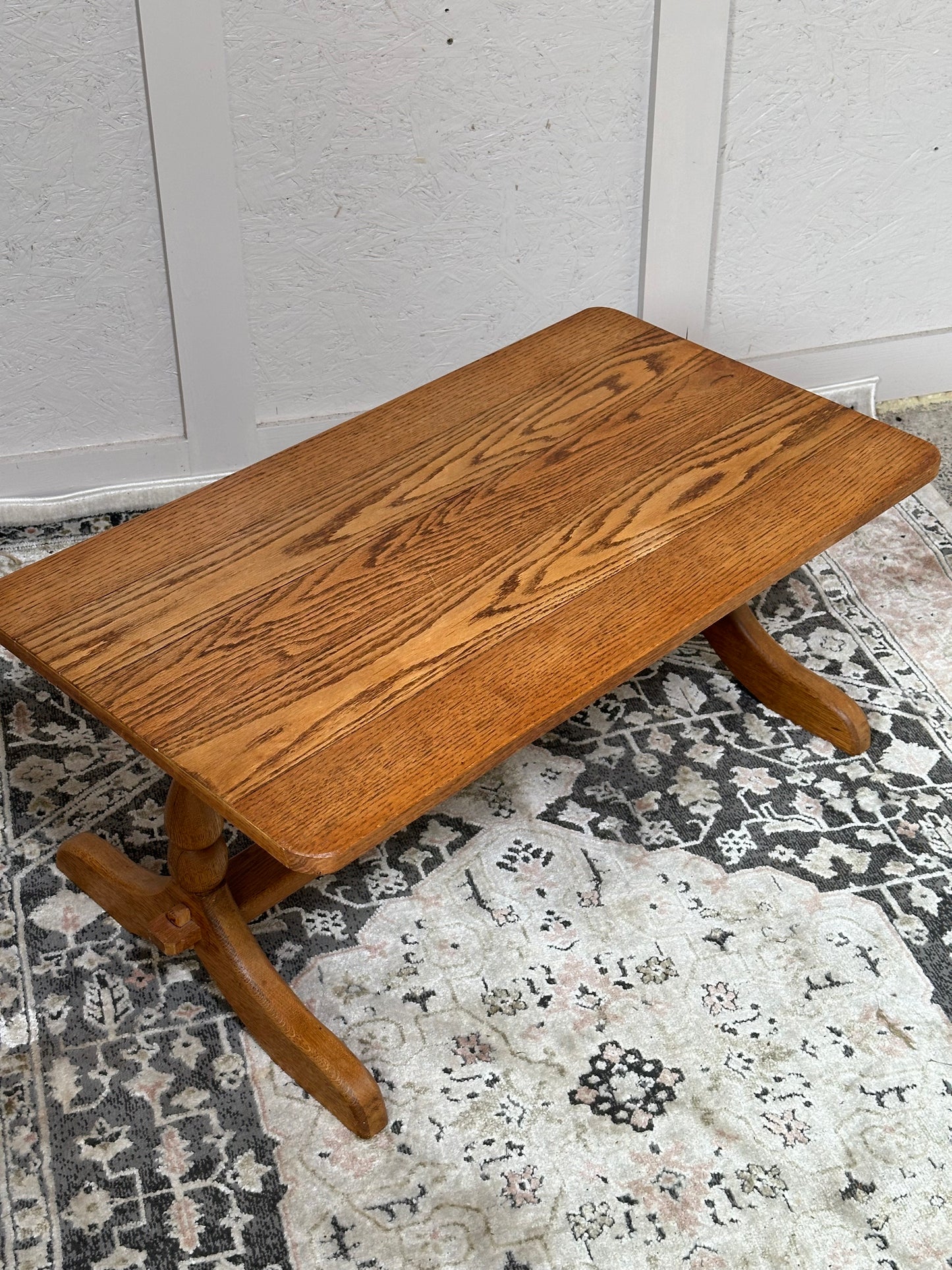 Vintage Oak Coffee Table