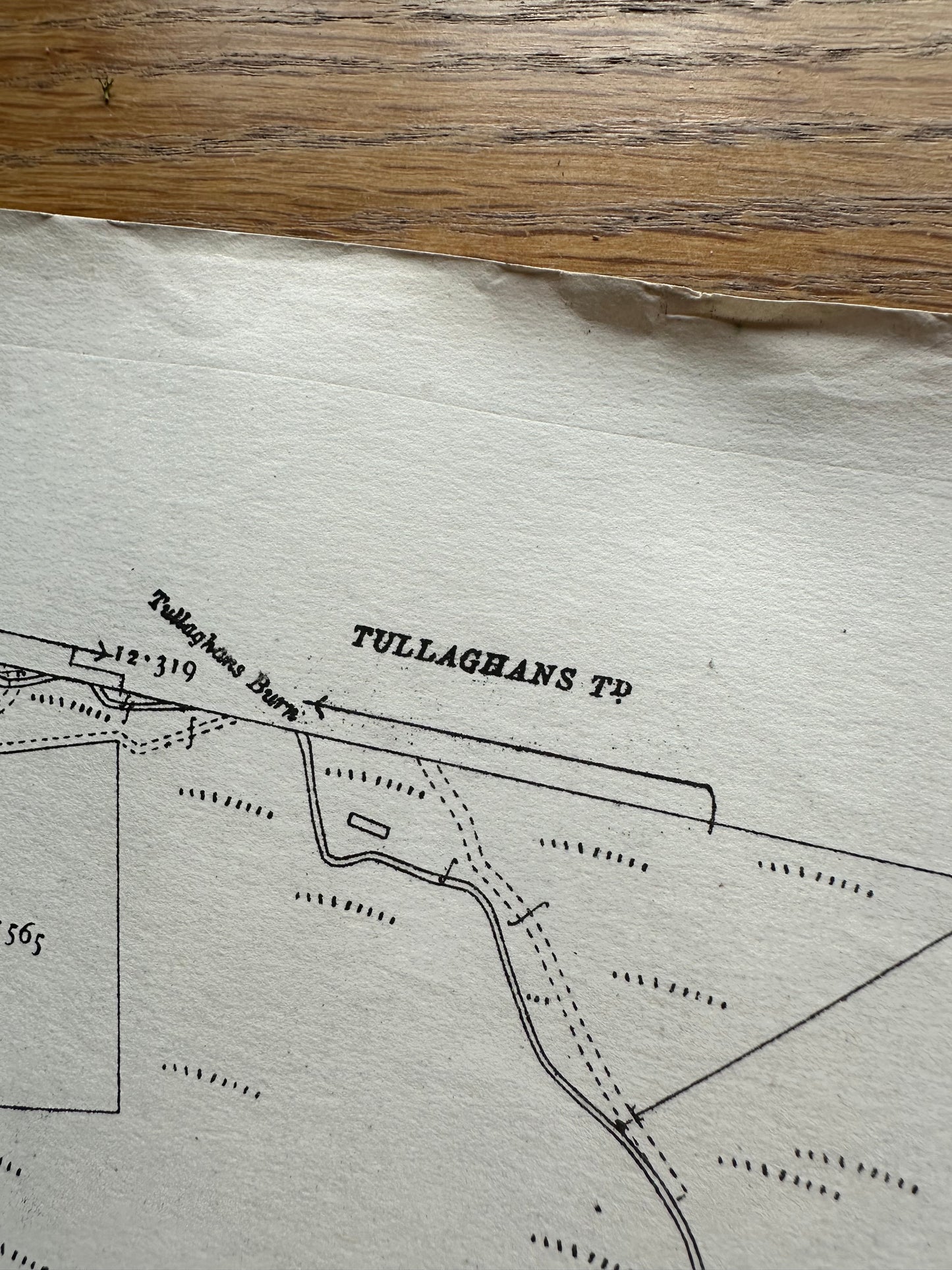 Land map of Finvoy area