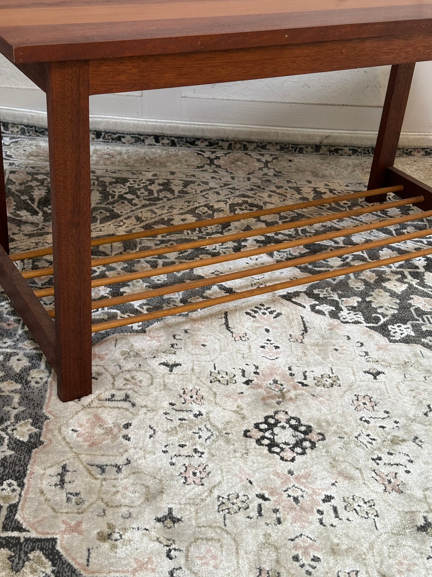 Vintage Teak & Maple Coffee Table