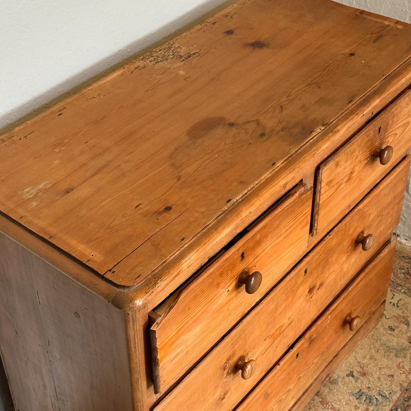 Victorian Pine Chest of Drawers