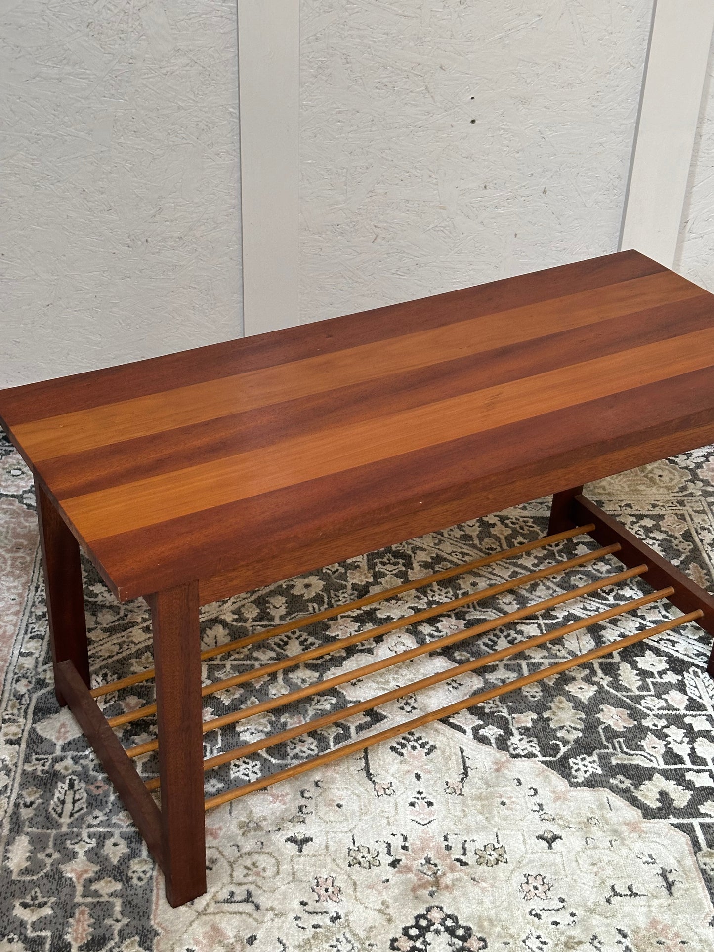 Vintage Teak & Maple Coffee Table