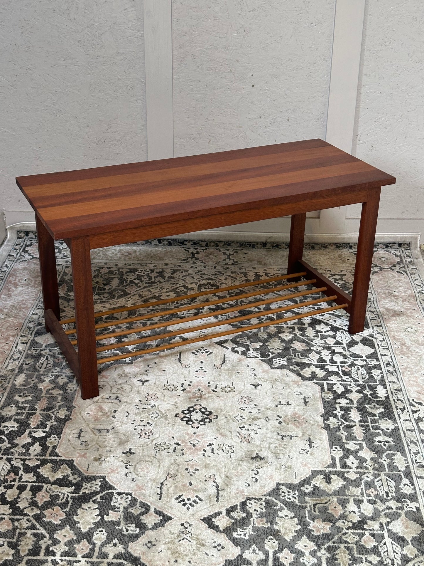 Vintage Teak & Maple Coffee Table