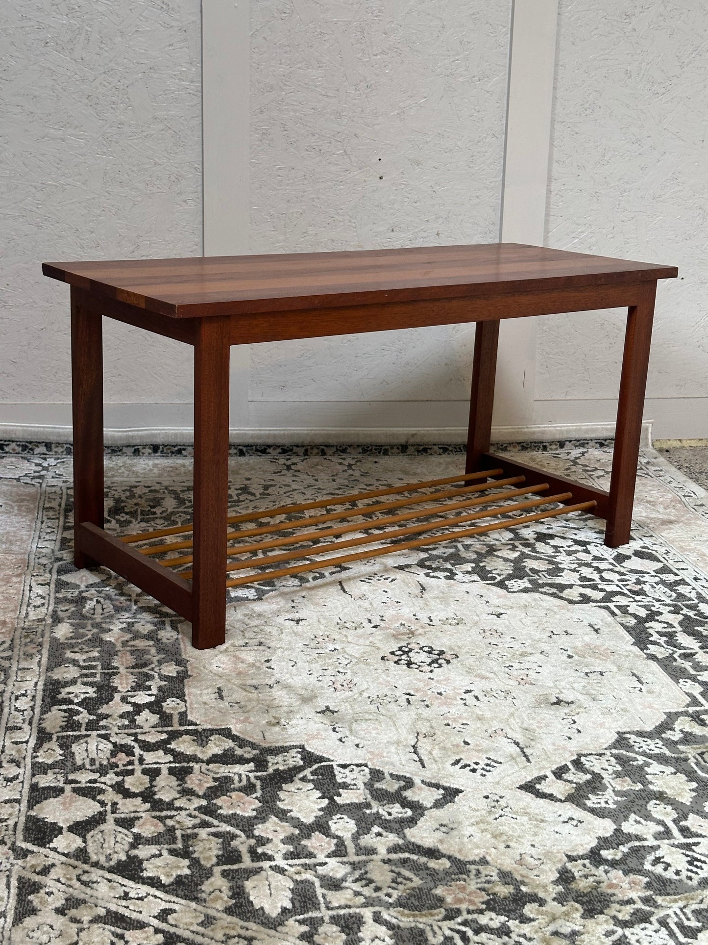 Vintage Teak & Maple Coffee Table