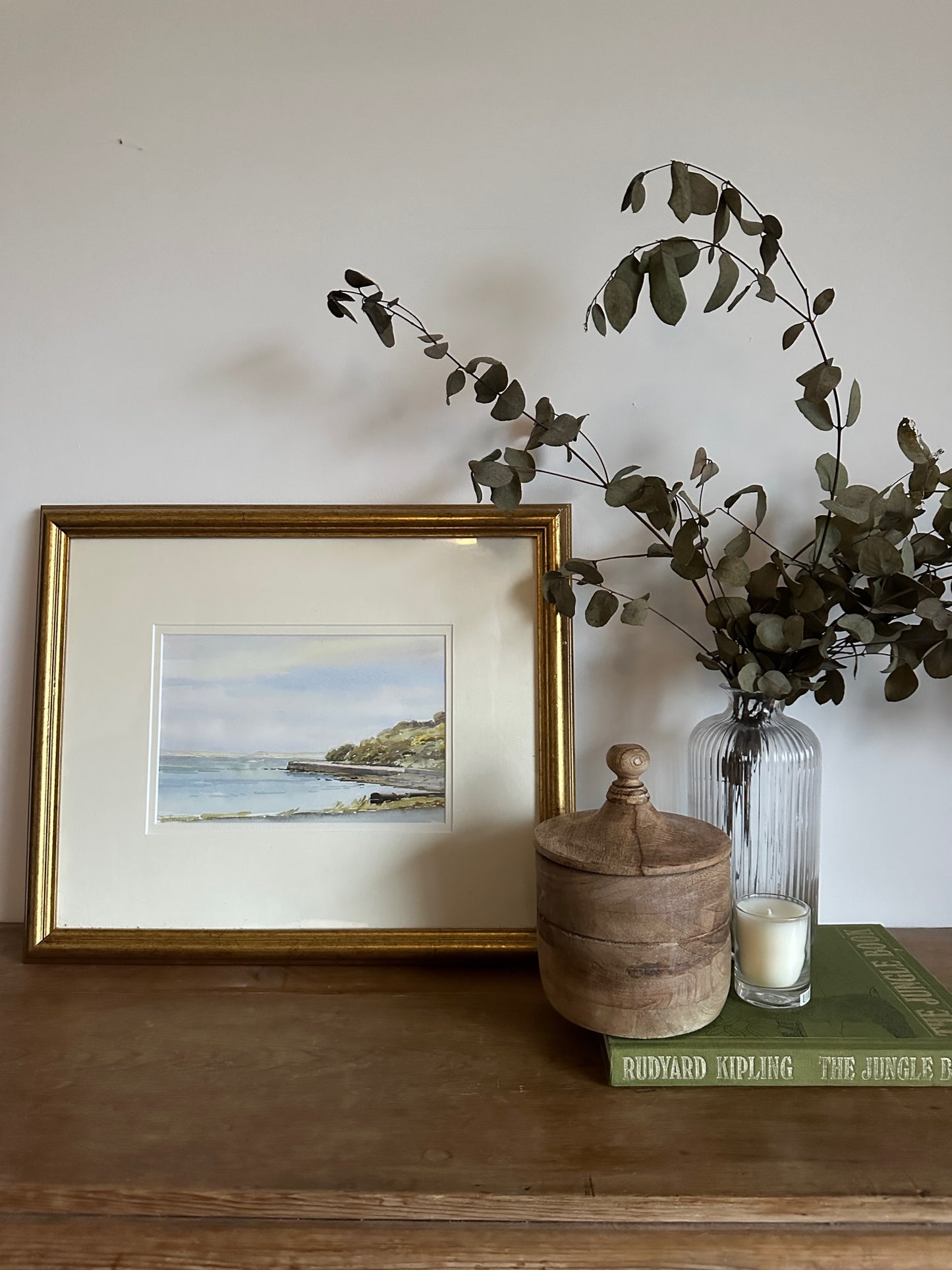 Original Watercolour with Antique Frame - 'Near Portaferry'