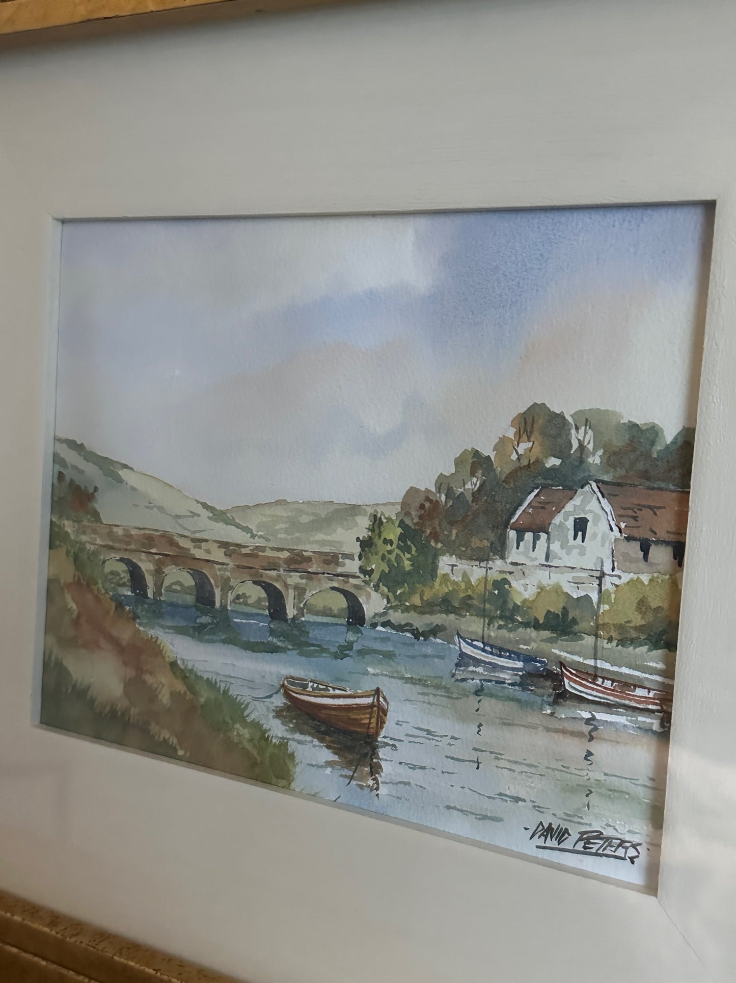 Original Watercolour 'River Dun' by David Peters