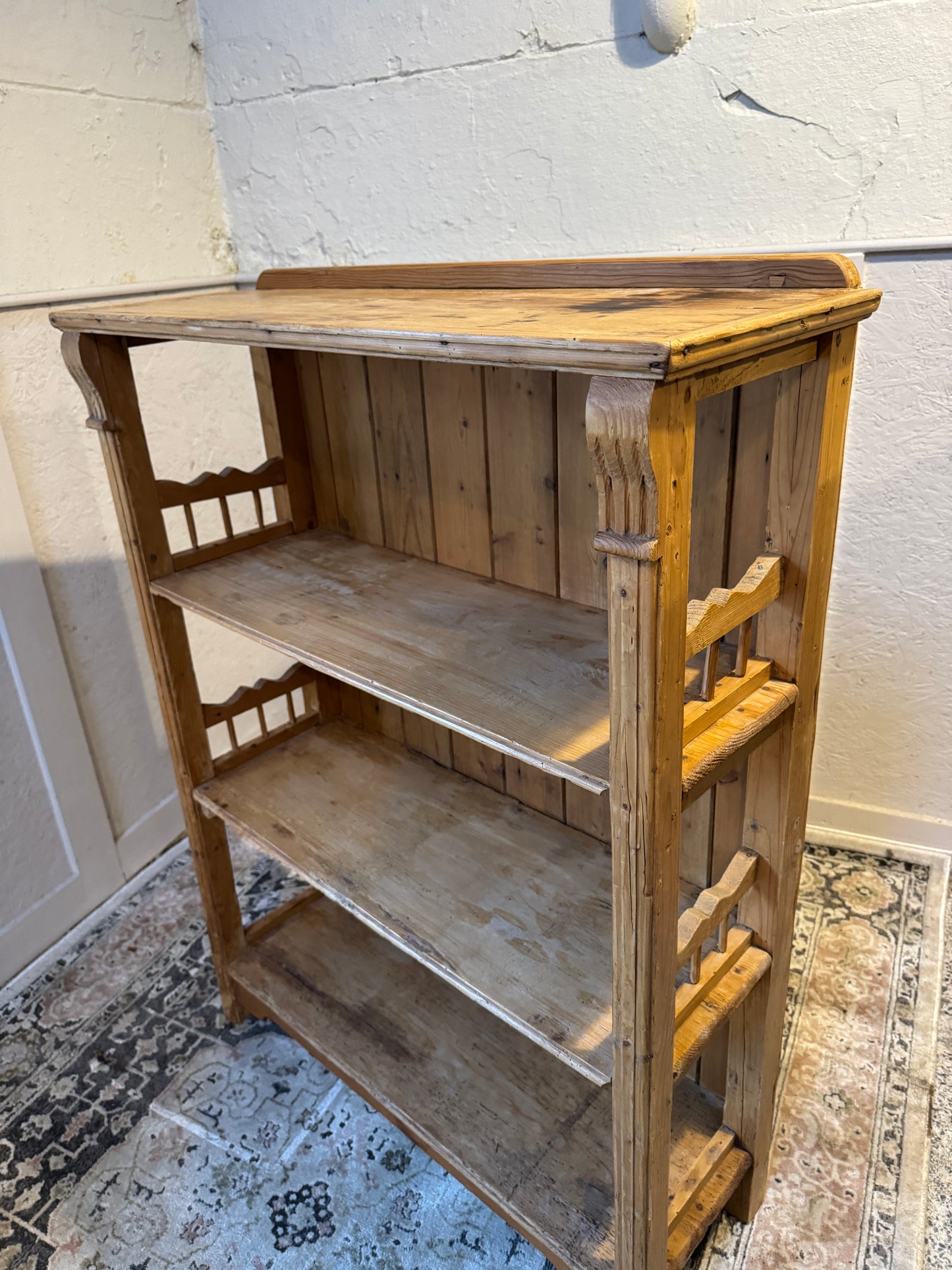 Victorian Pine Display/Shelving Unit