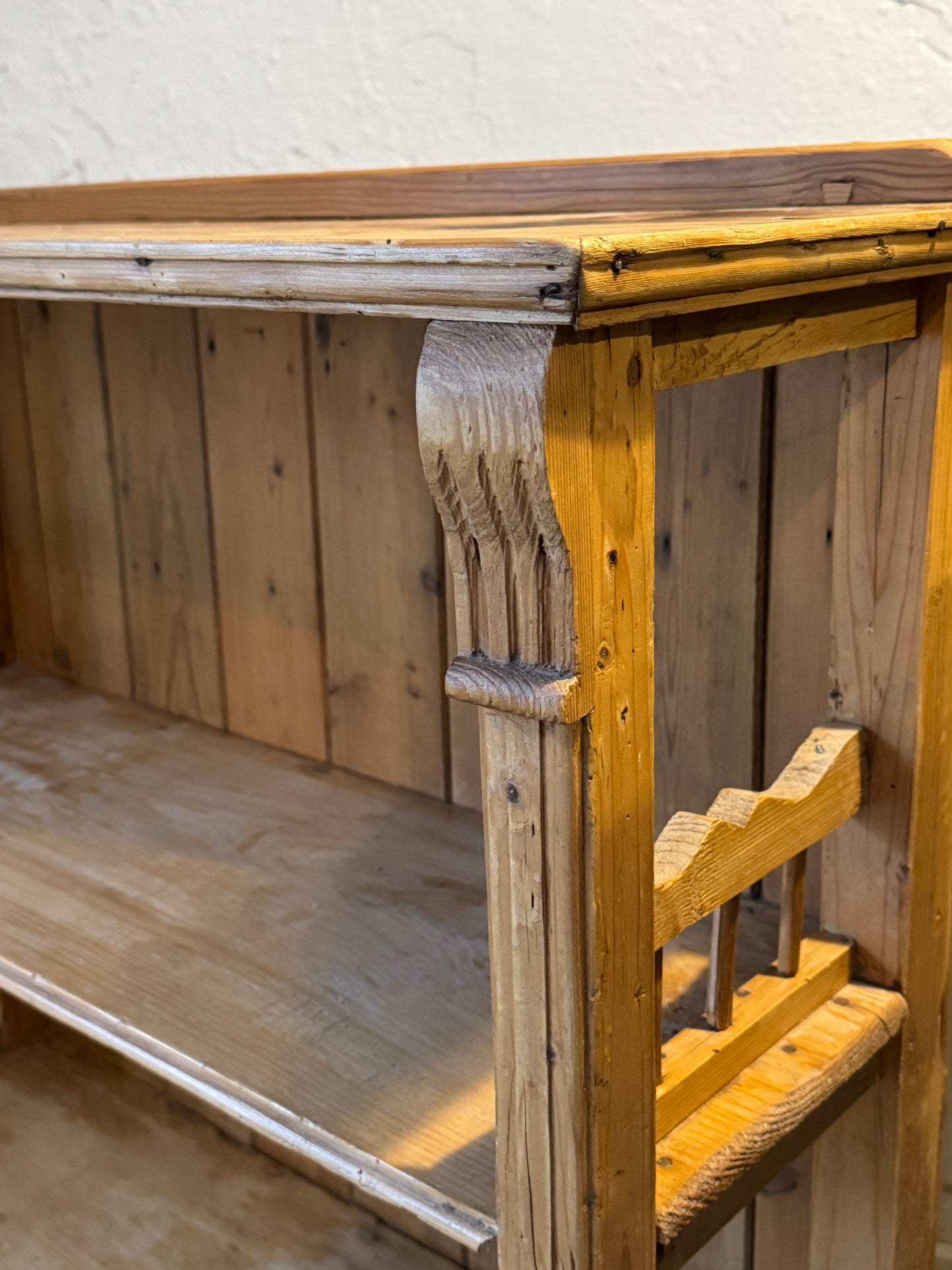 Victorian Pine Display/Shelving Unit