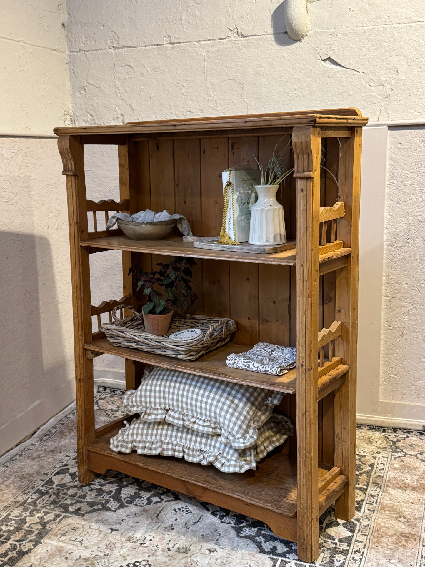 Victorian Pine Display/Shelving Unit