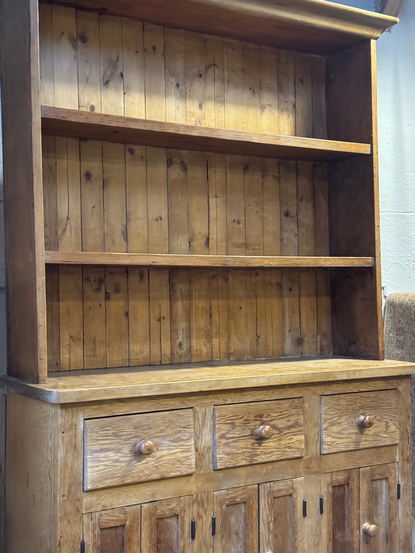 Large 19th Century Victorian Farmhouse Dresser