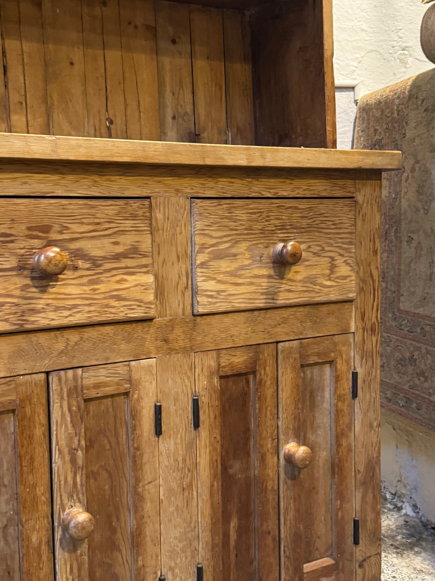 Large 19th Century Victorian Farmhouse Dresser