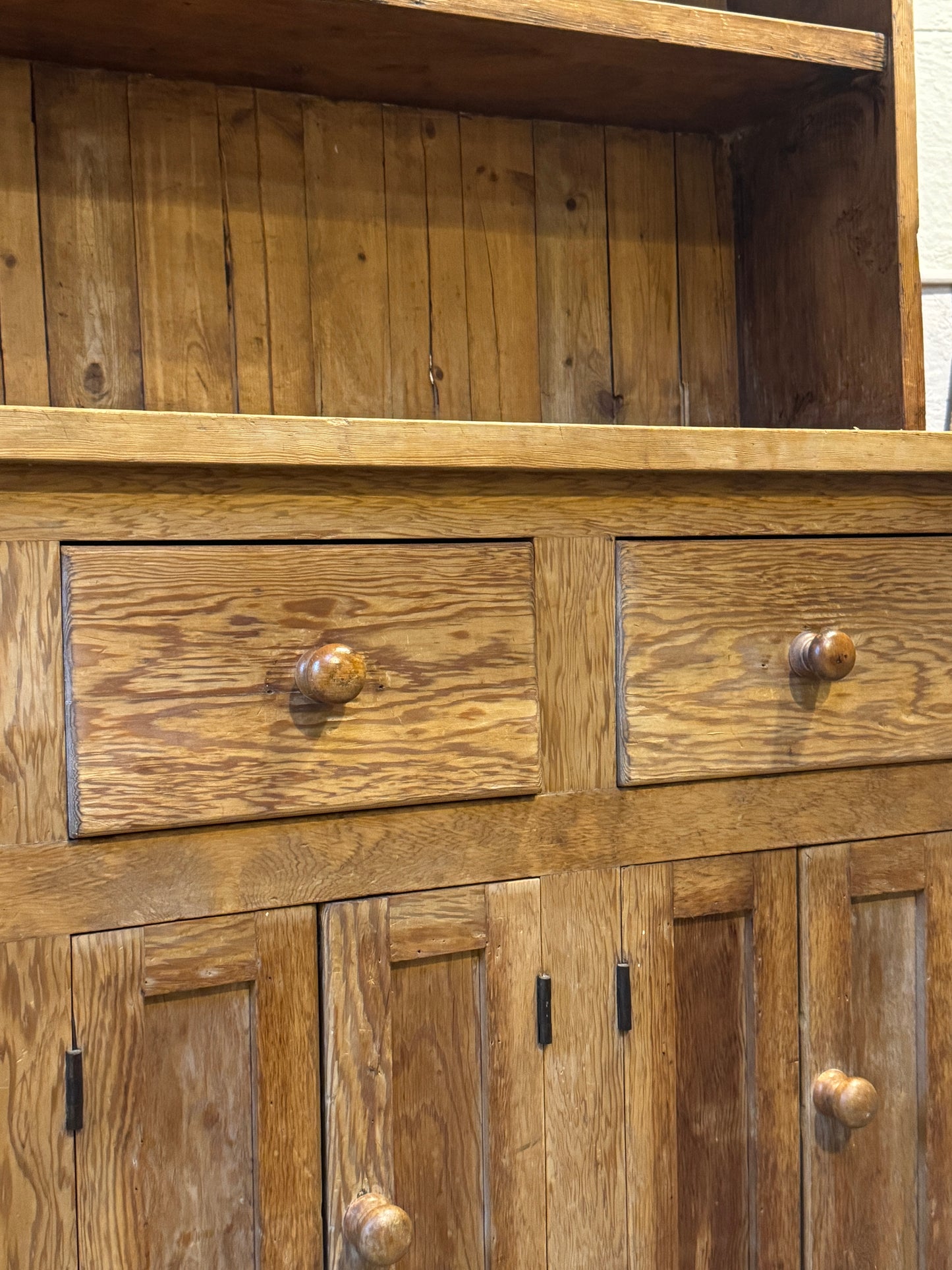 Large 19th Century Victorian Farmhouse Dresser