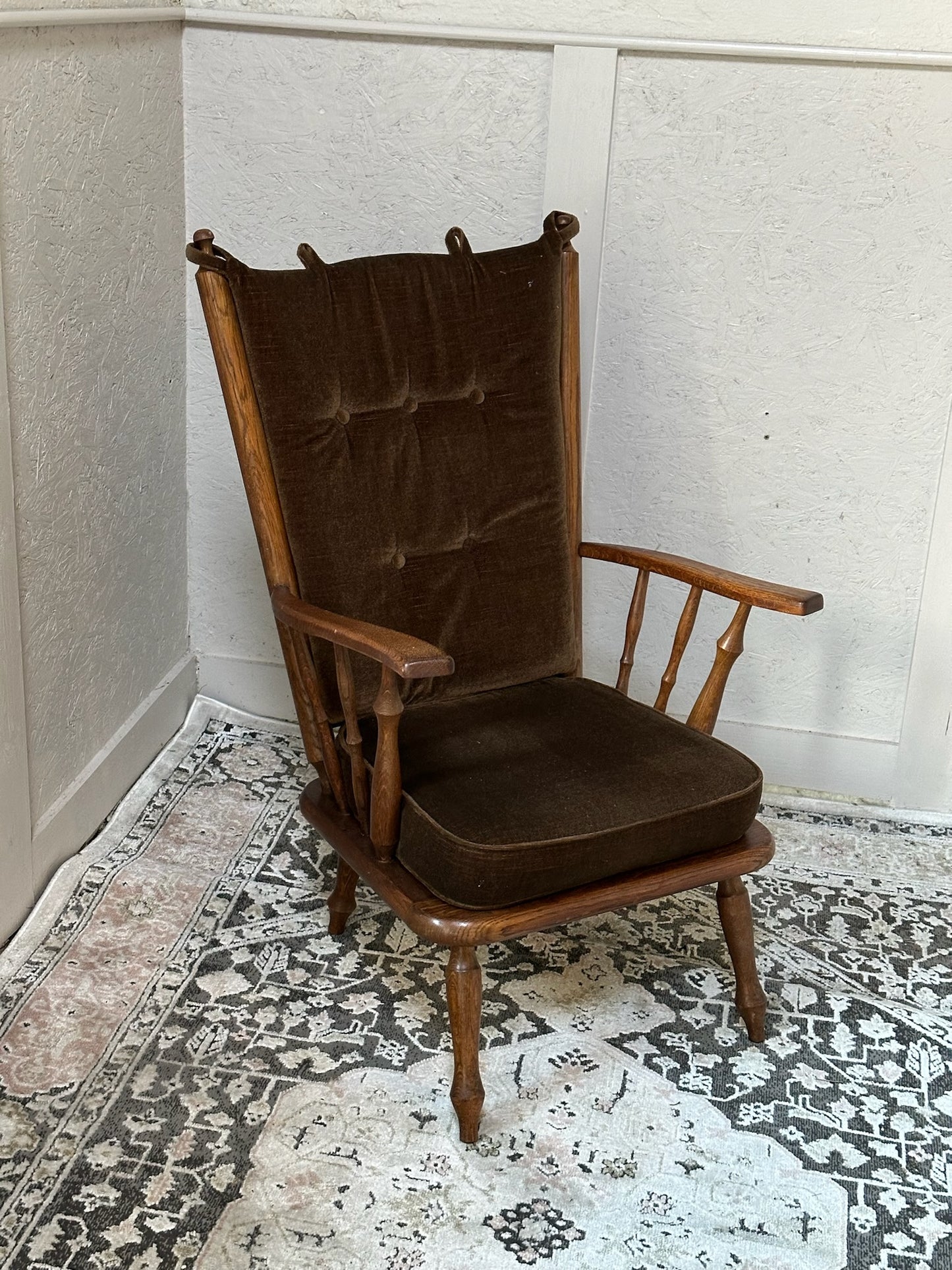 Farmhouse Elm & Beech Vintage Armchair