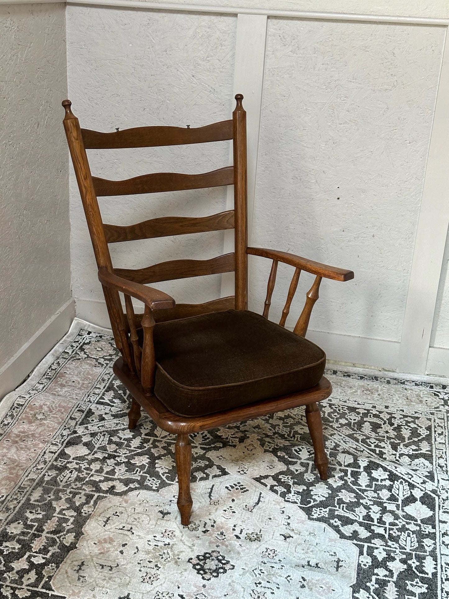 Farmhouse Elm & Beech Vintage Armchair