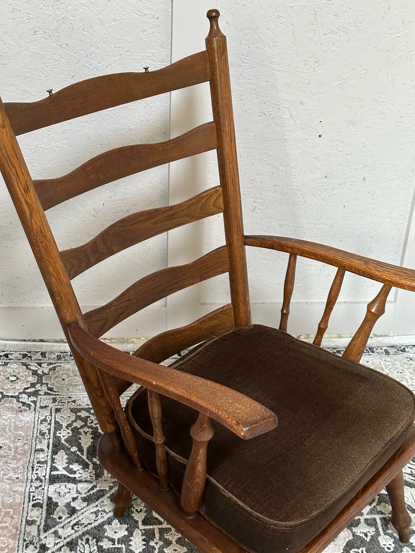 Farmhouse Elm & Beech Vintage Armchair