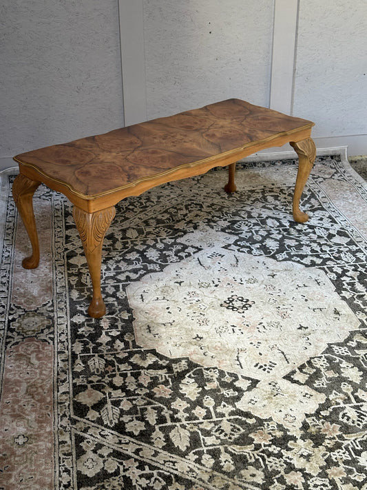 Burr Walnut Coffee Table